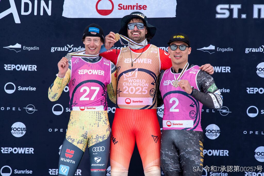 快挙!須貝龍選手 世界選手権スキークロスで銅メダル獲得